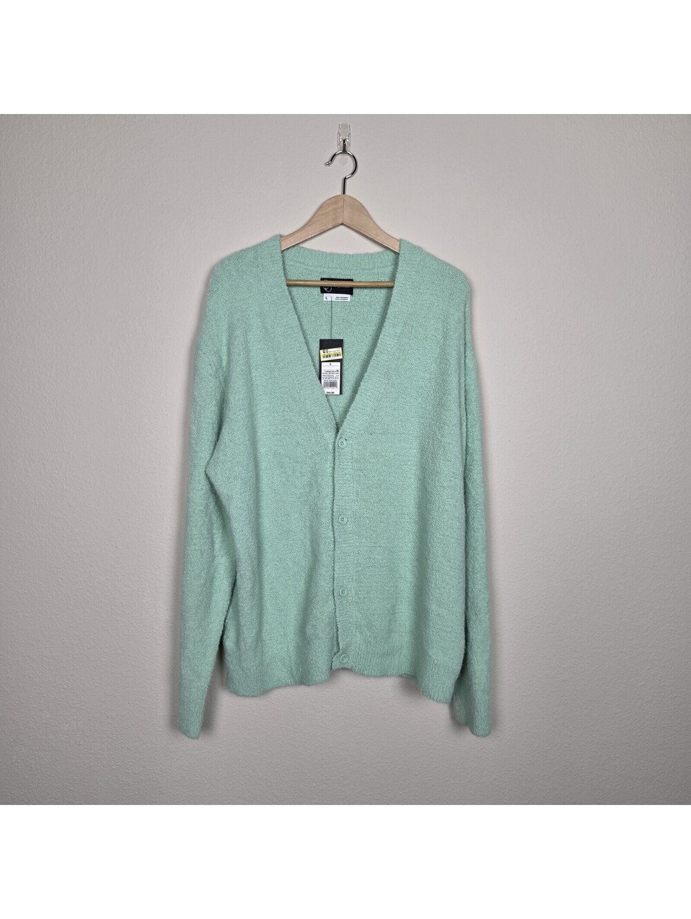 Original Use Men's Open Neck Cardigan L
